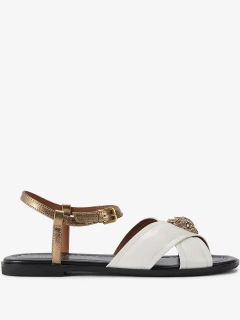 Kurt Geiger London Orson Cross flat sandals