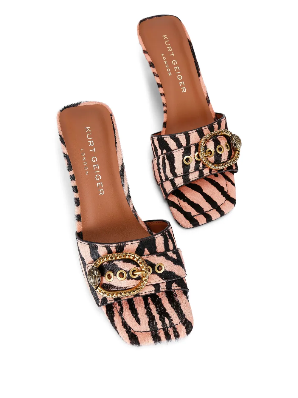 Kurt Geiger London 50 mm Mayfair muiltjes Roze