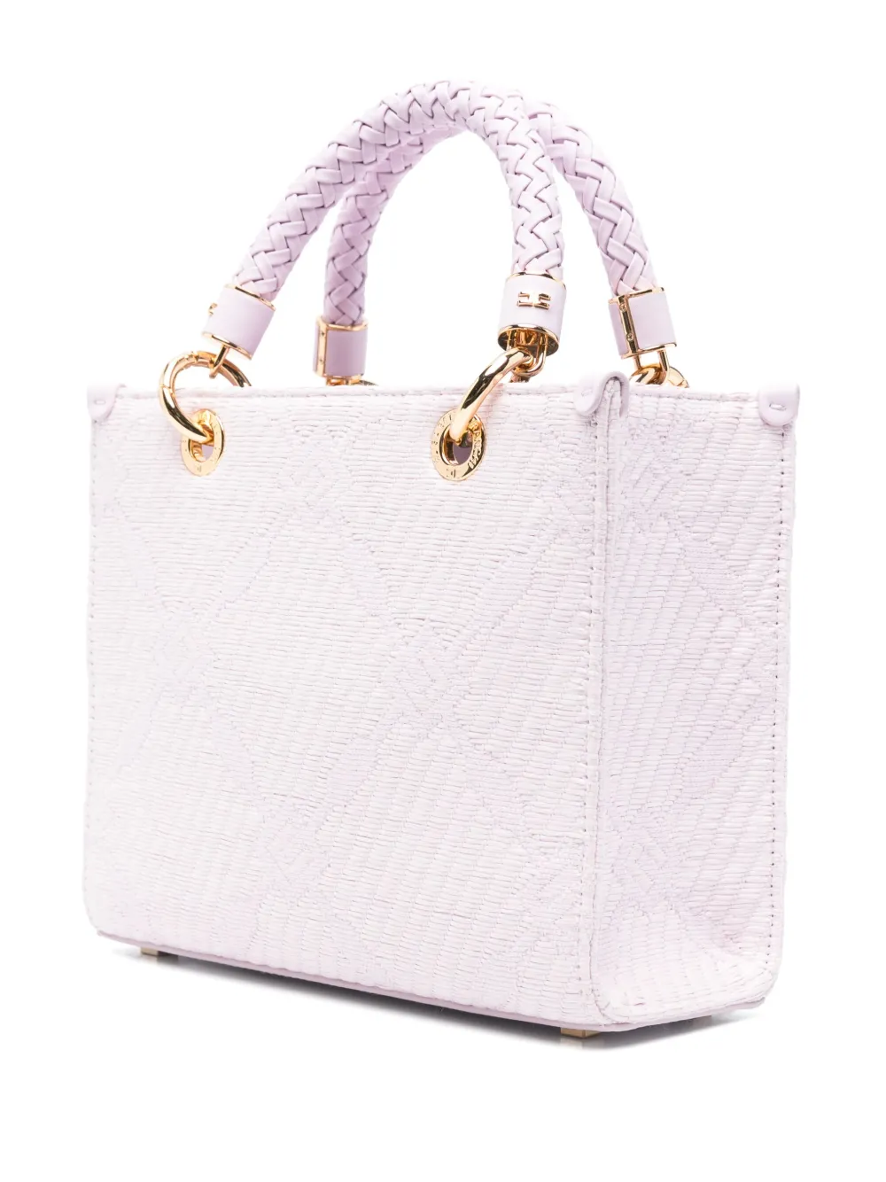 ELISABETTA FRANCHI PATTERNED-JACQUARD TOTE BAG