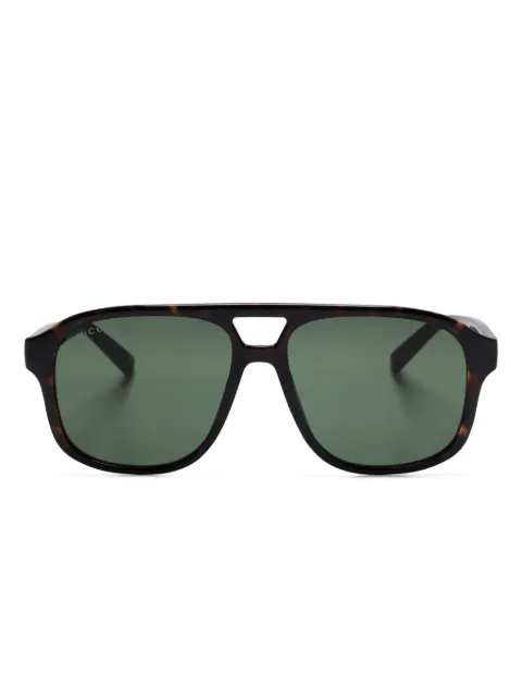 Gucci Eyewear نظارة شمس بإطار بايلوت