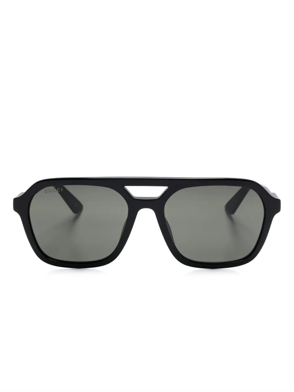 Gucci Eyewear Zonnebril met piloten montuur Zwart
