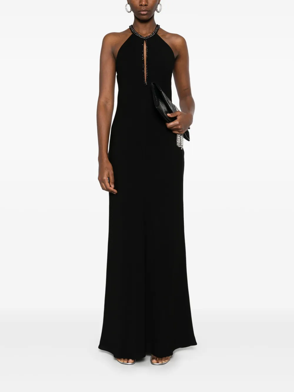 Max Mara Fernet maxi dress - Zwart