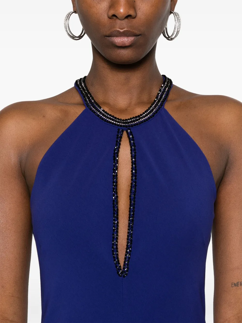 Max Mara Maxi-jurk Blauw