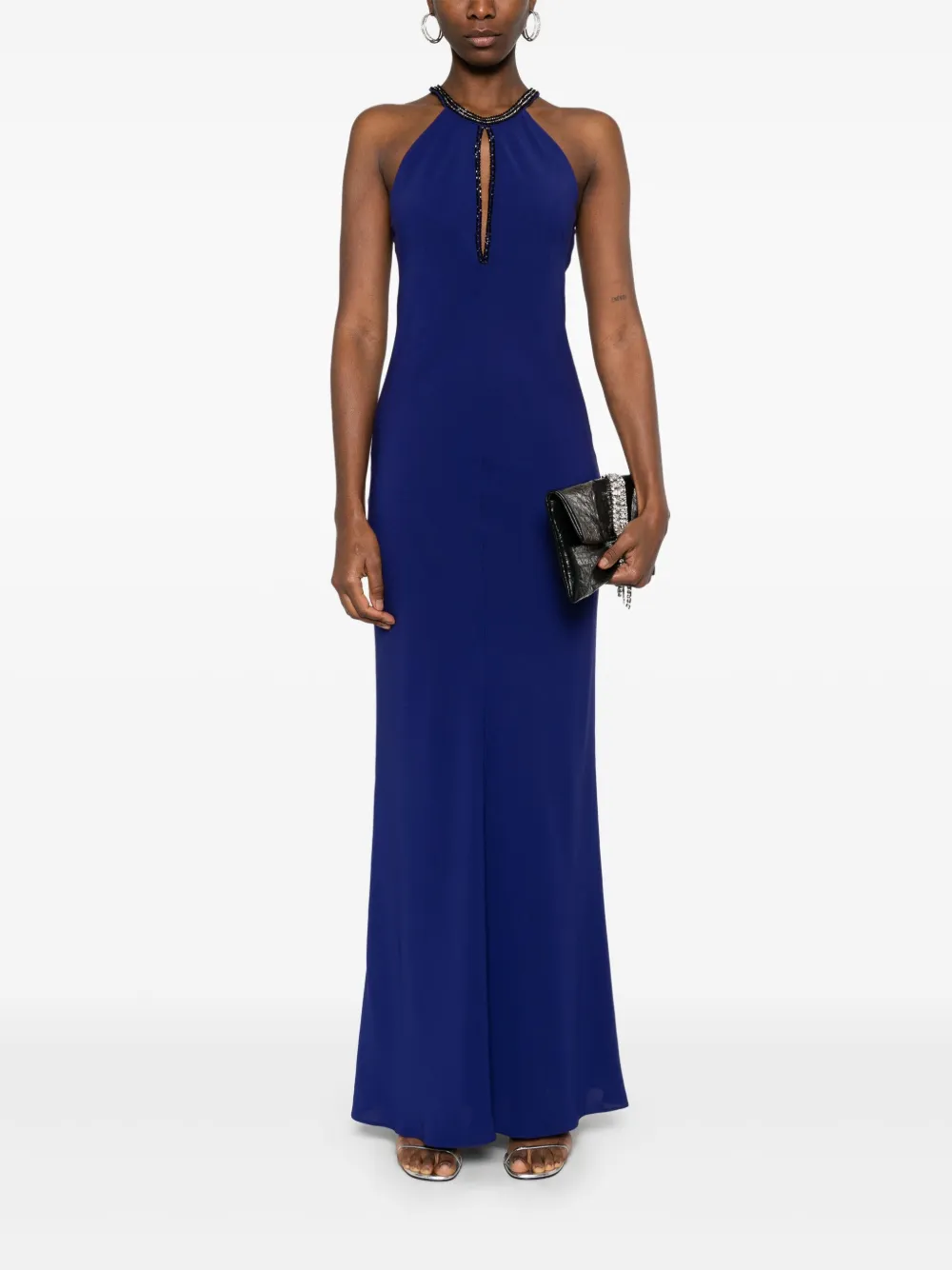 Max Mara Maxi-jurk Blauw