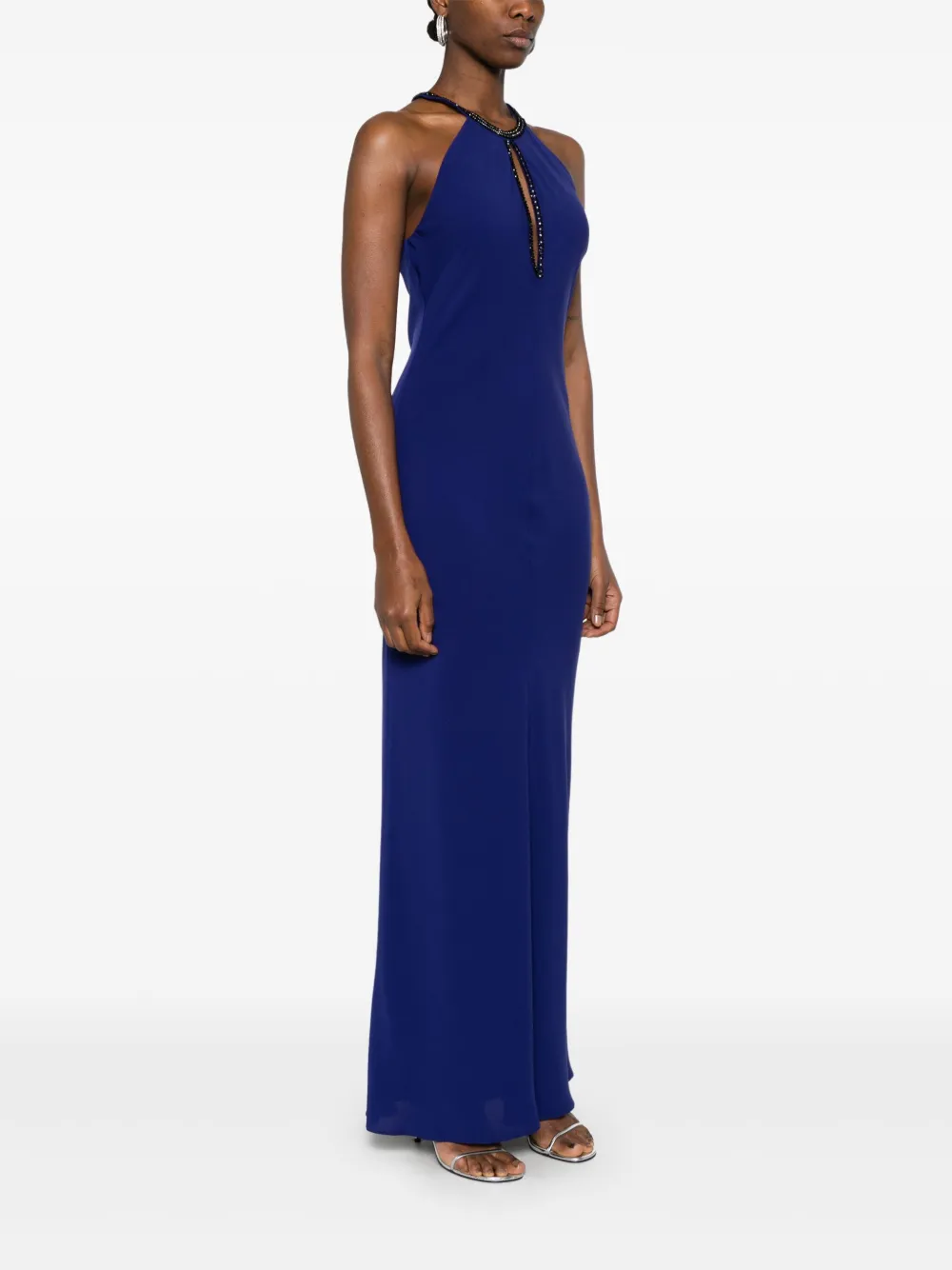 Max Mara Maxi-jurk Blauw