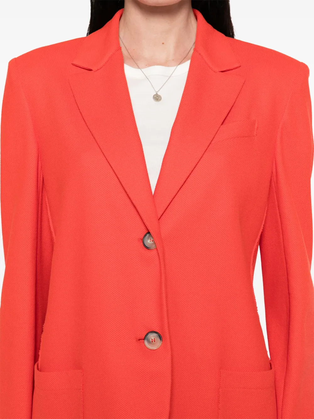 Harris Wharf London Blazer met honingraat-effect Rood