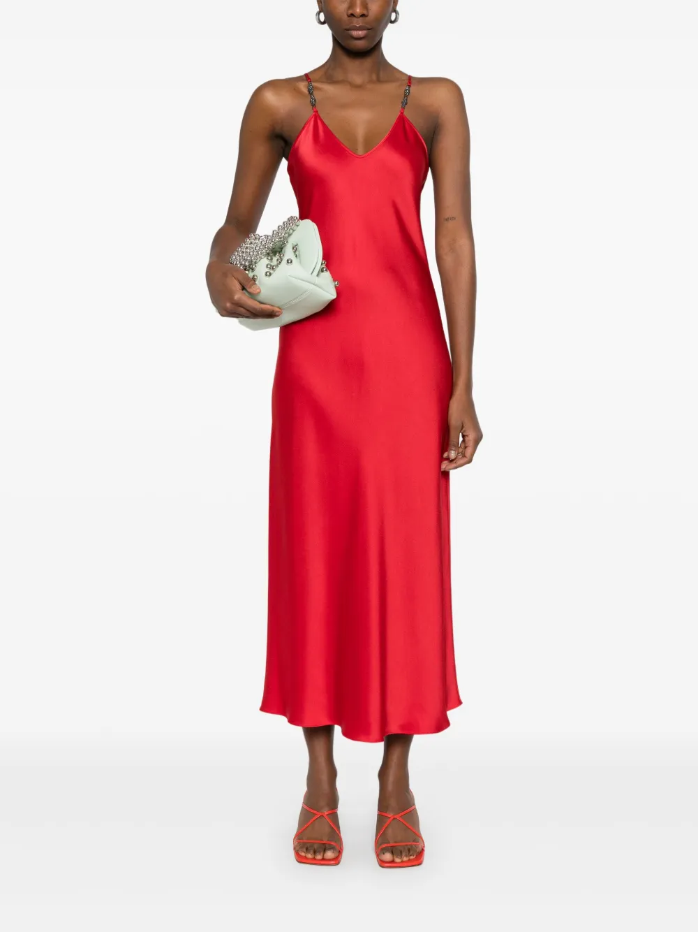 Max Mara Rive maxi dress - Rood