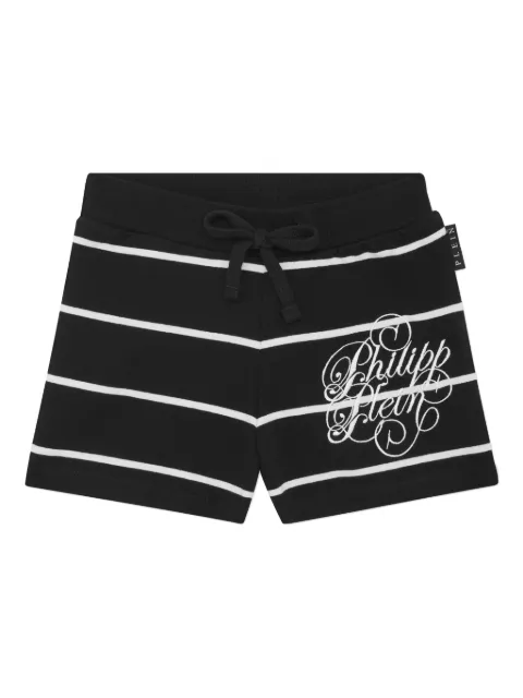Philipp Plein shorts con motivo de rayas