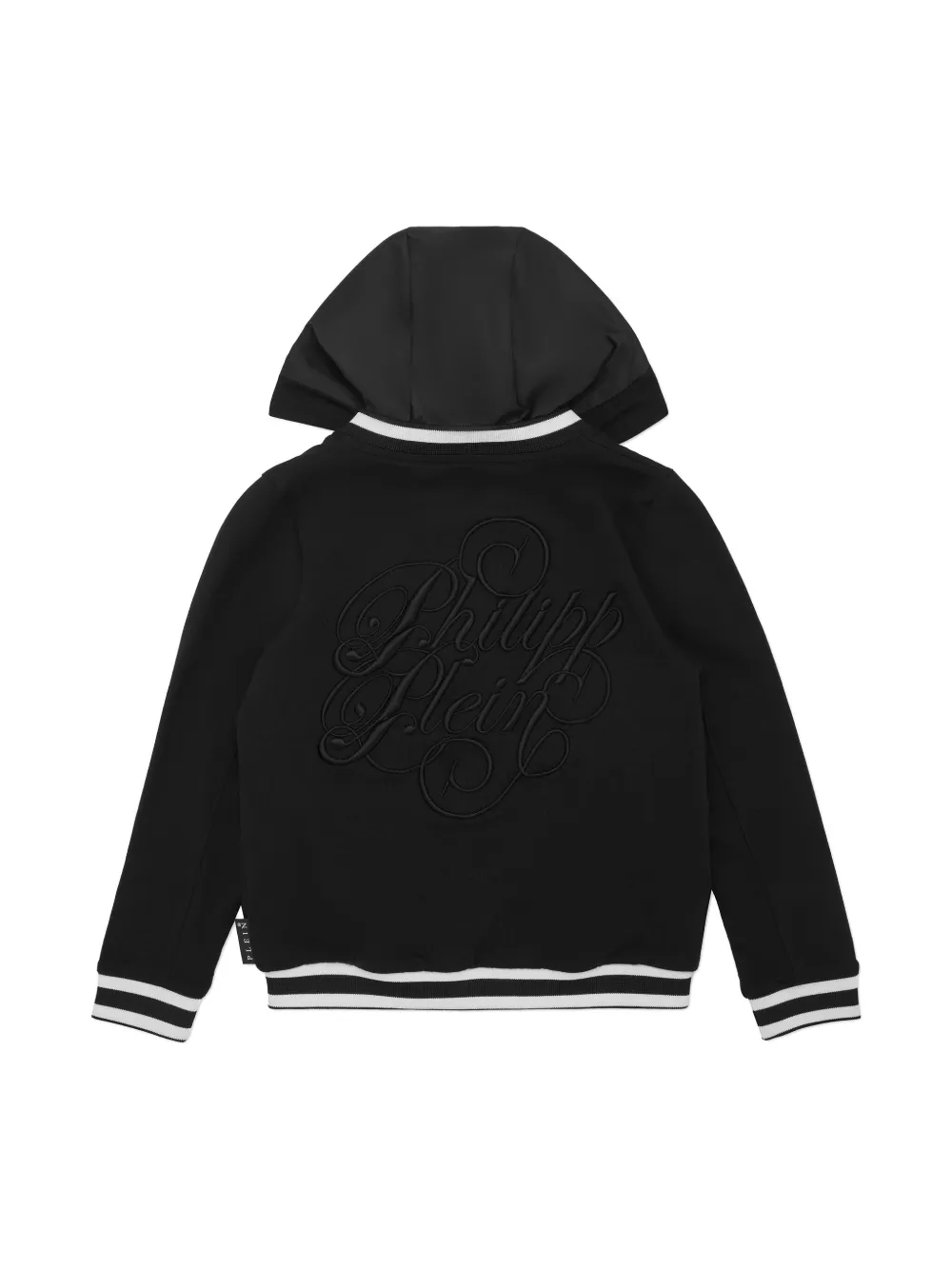 Philipp Plein hooded bomber jacket - Zwart