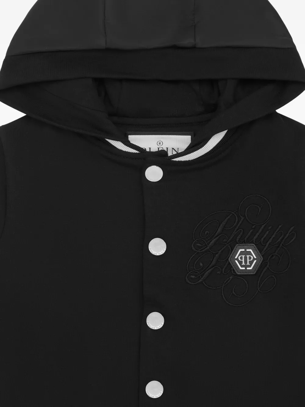 Philipp Plein Bomberjack met capuchon Zwart