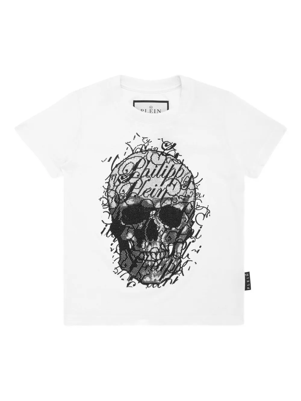 Philipp Plein crystal-embellished T-shirt Wit