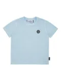 Philipp Plein Basic Plein Old dye T-Shirt - Blue