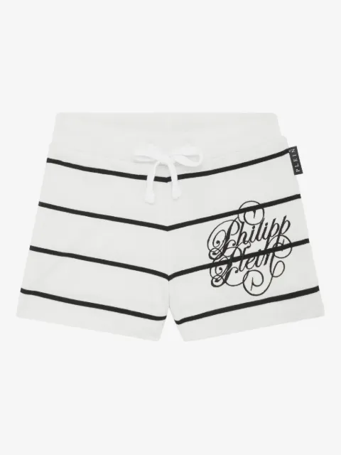 Philipp Plein Junior ribbed jogging shorts