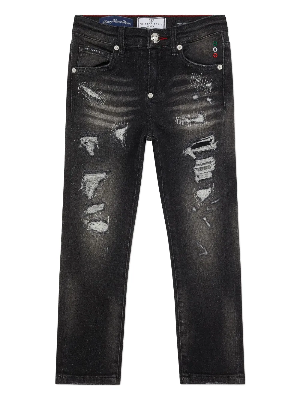 Philipp Plein Cars Racing jeans Zwart