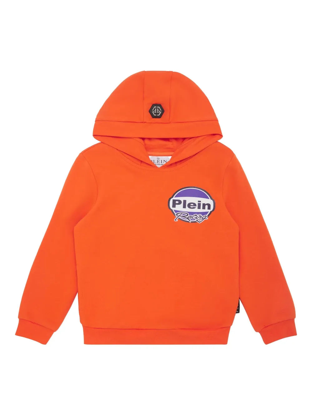 Philipp Plein Strass Cars Racing hoodie Oranje
