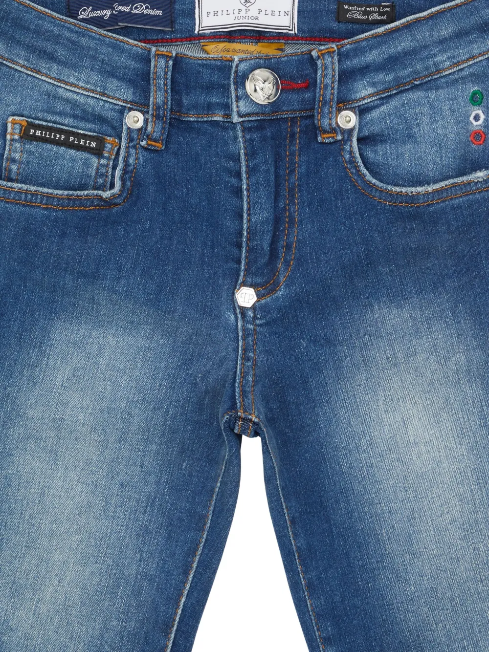 Philipp Plein Mykonos shorts Blauw