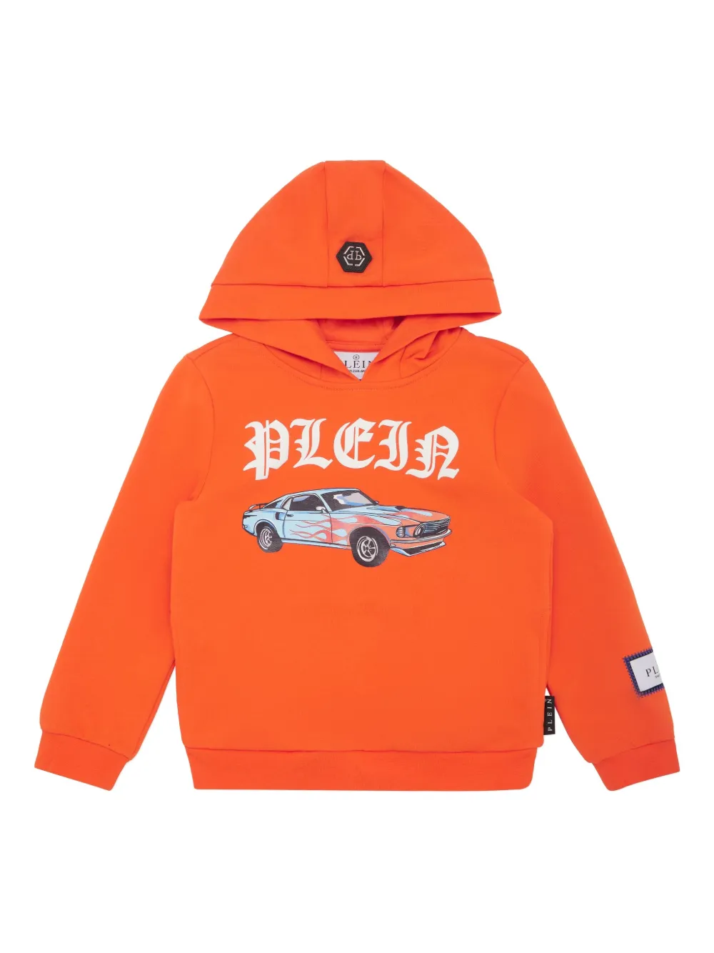 Philipp Plein Cars Racing hoodie Oranje