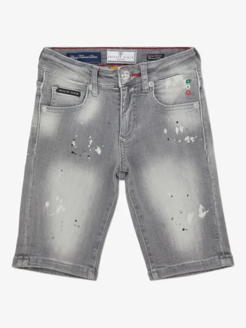 Philipp Plein Junior Mykonos denim shorts