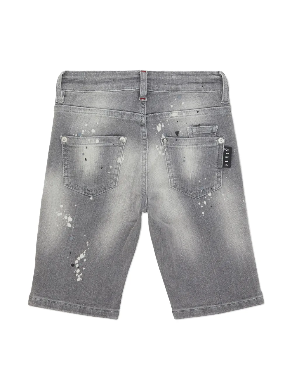 Philipp Plein Mykonos denim shorts - Grijs