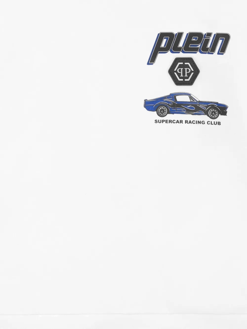 Philipp Plein Cars Racing hoodie Wit