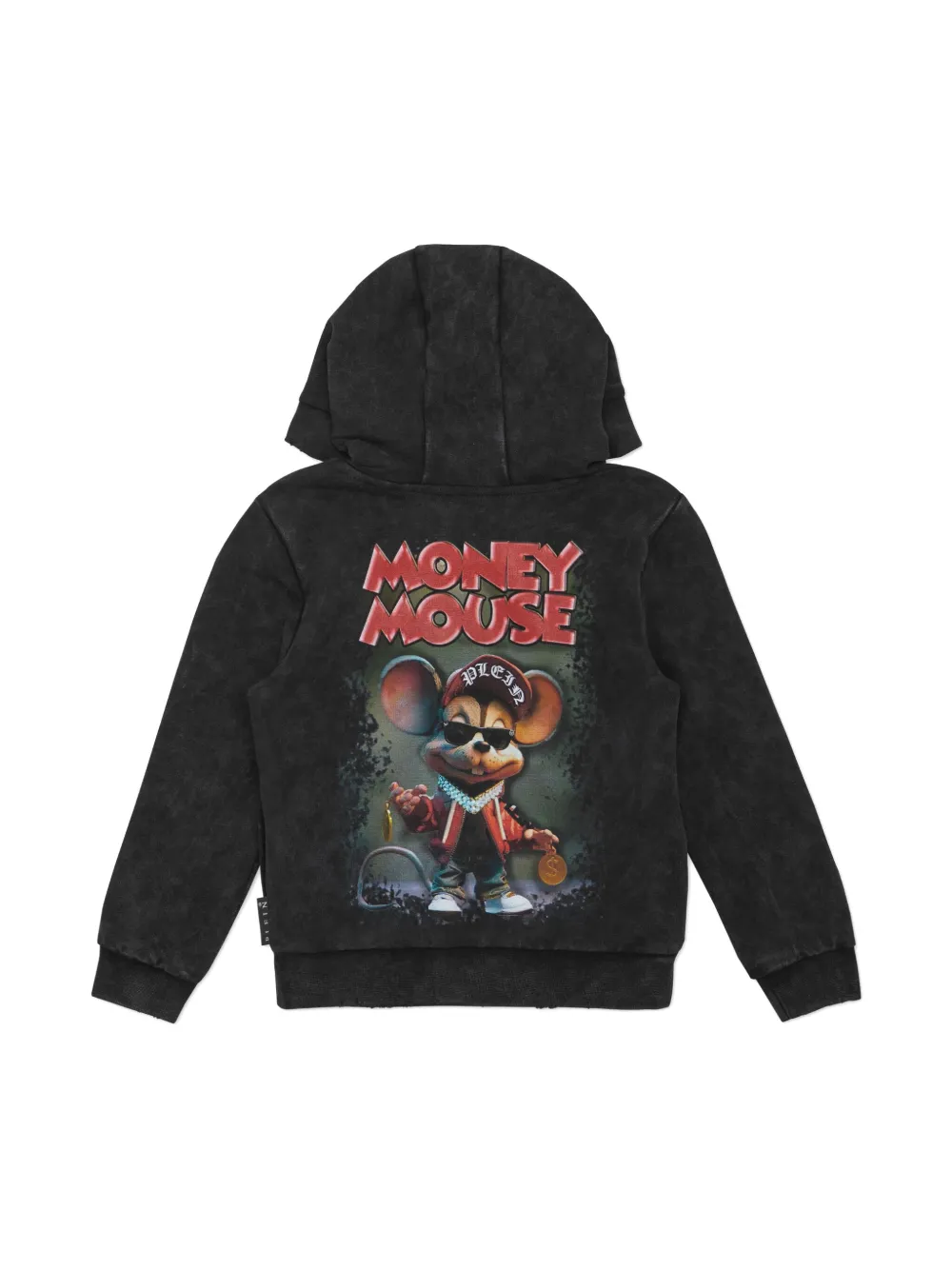 Philipp Plein Money Mouse hoodie - Zwart