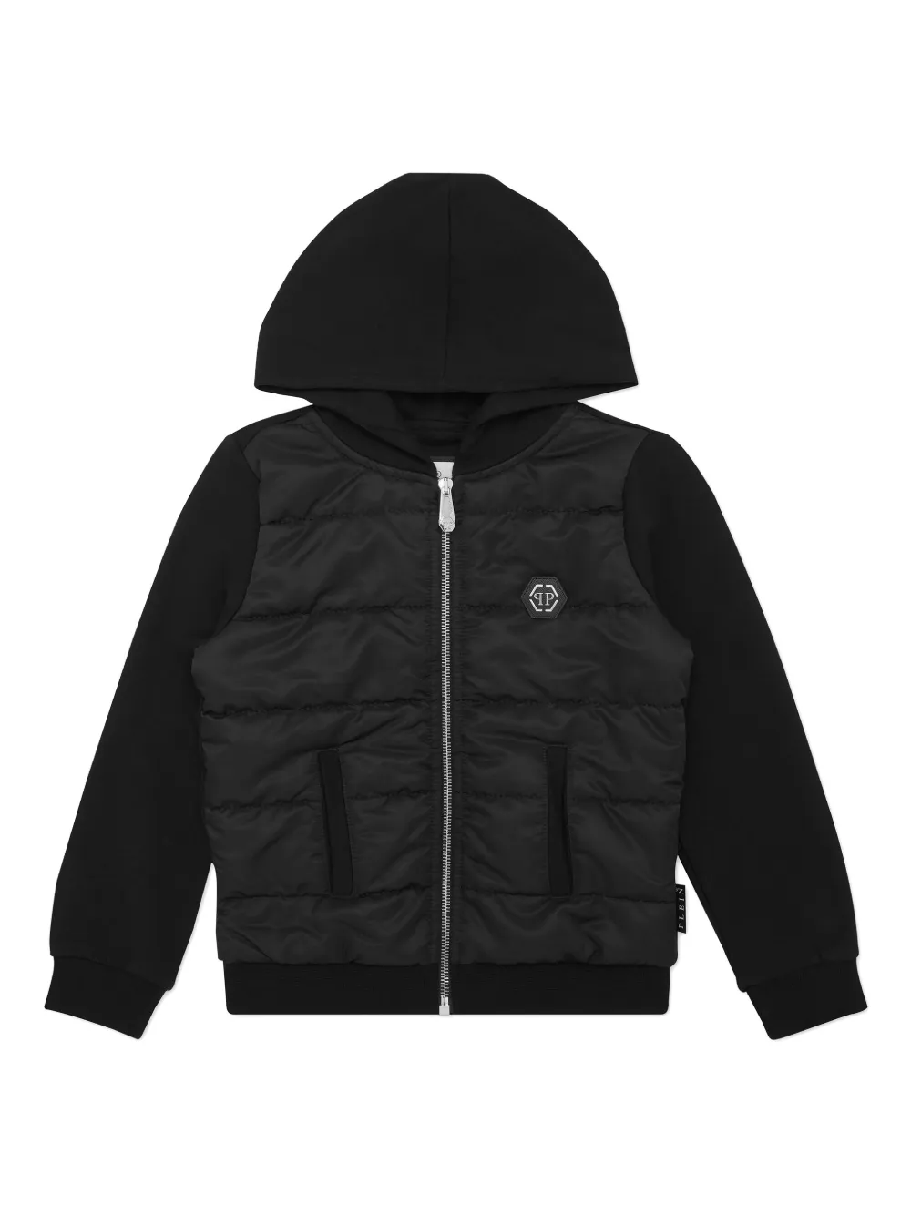 Philipp Plein chamarra con aplique del logo | negro | Image 1