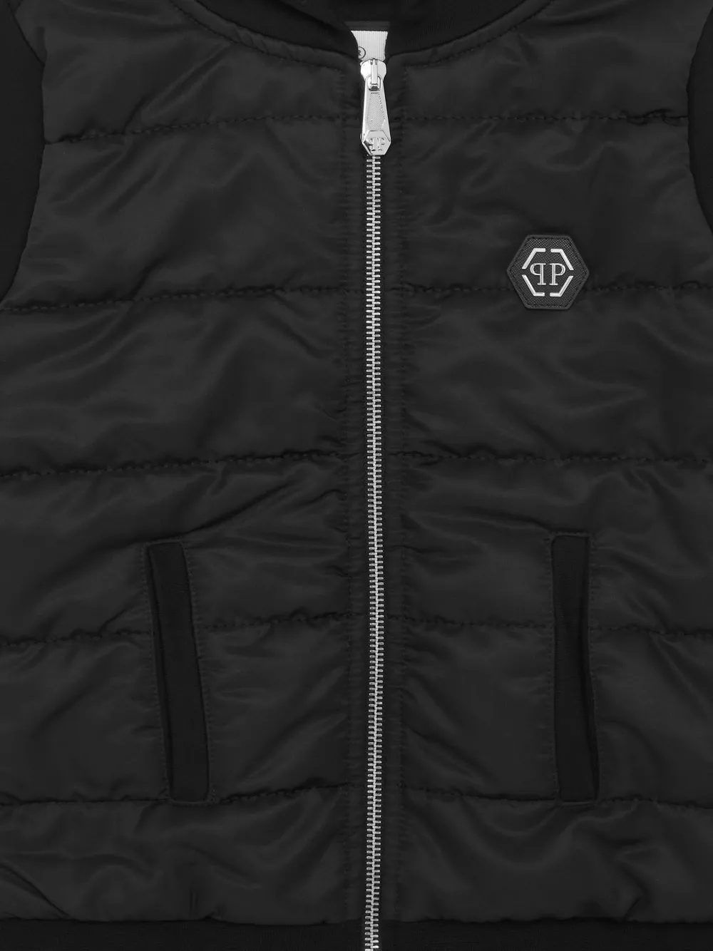 Philipp Plein Jack met logo-applicatie Zwart