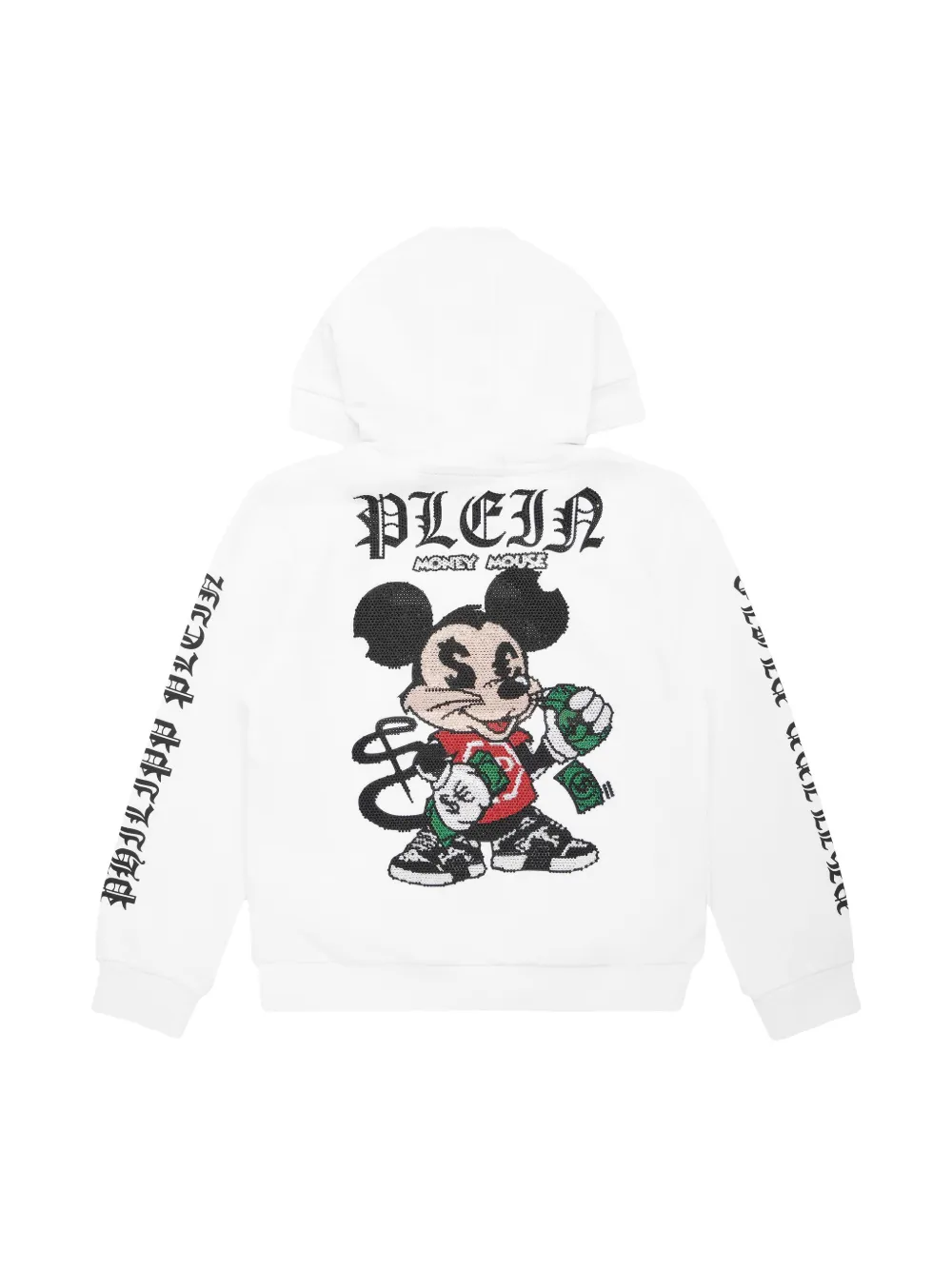 Philipp Plein Money Mouse hoodie - Wit