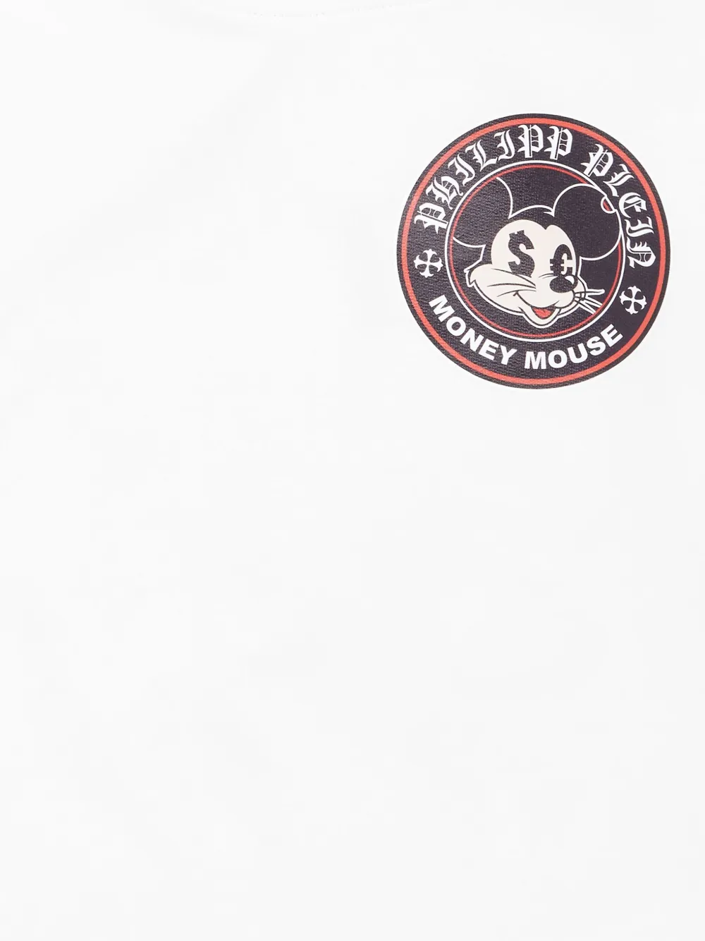 Philipp Plein Money Mouse hoodie Wit