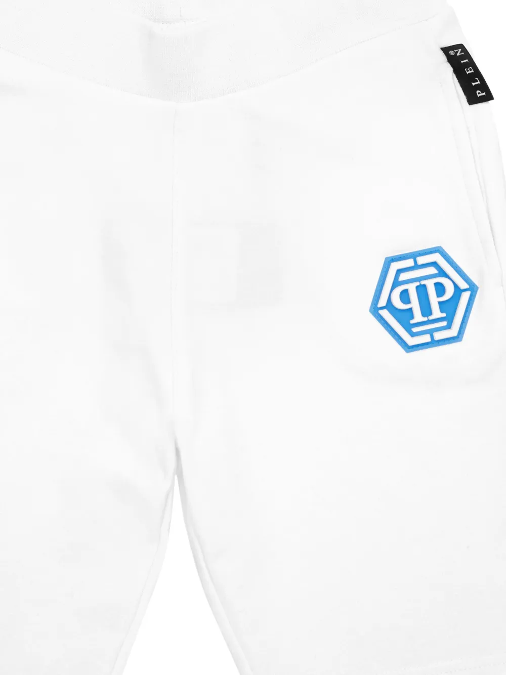 Philipp Plein Iconic Plein Baggy shorts Wit