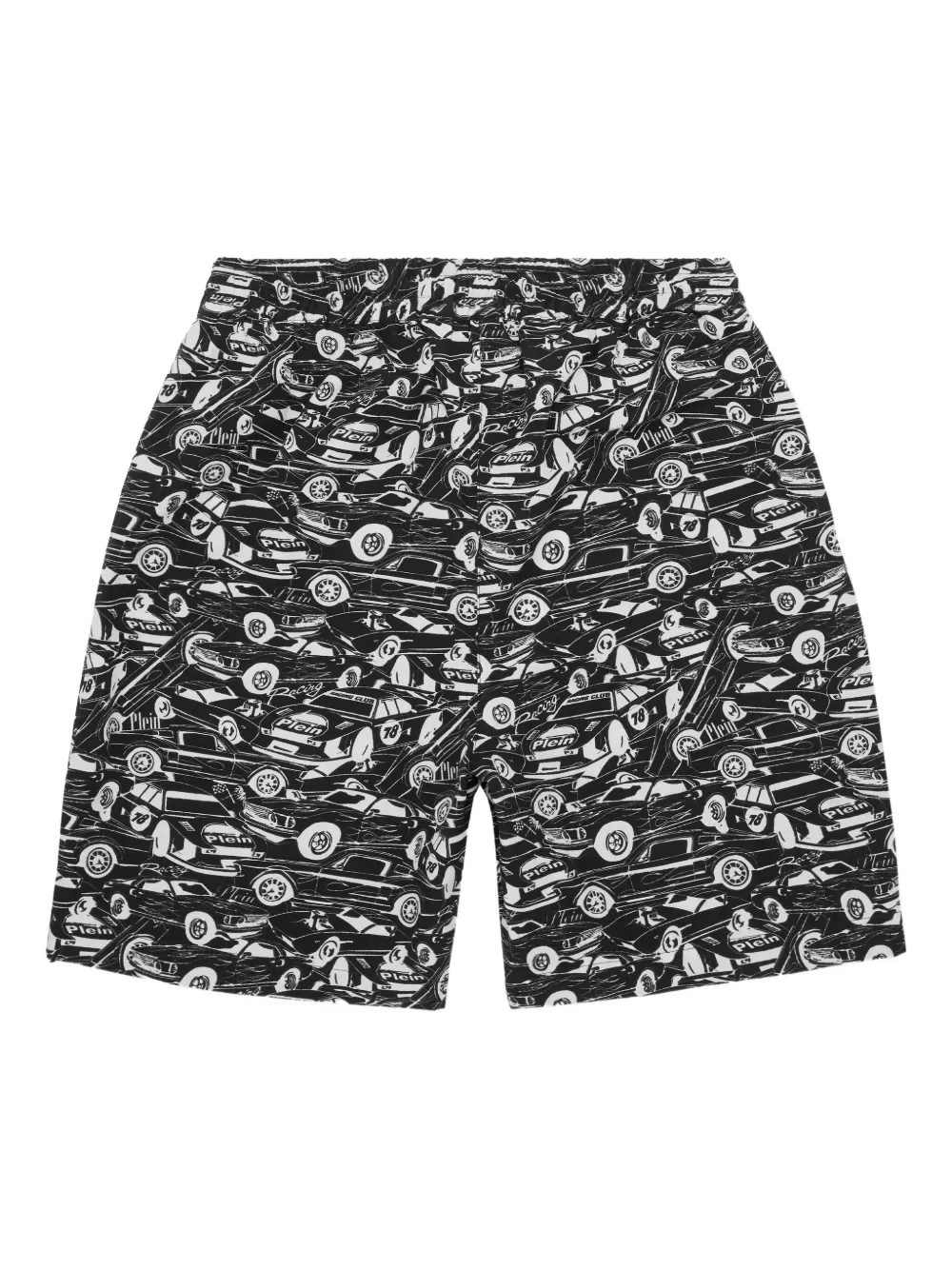 Philipp Plein Cars Racing shorts Zwart