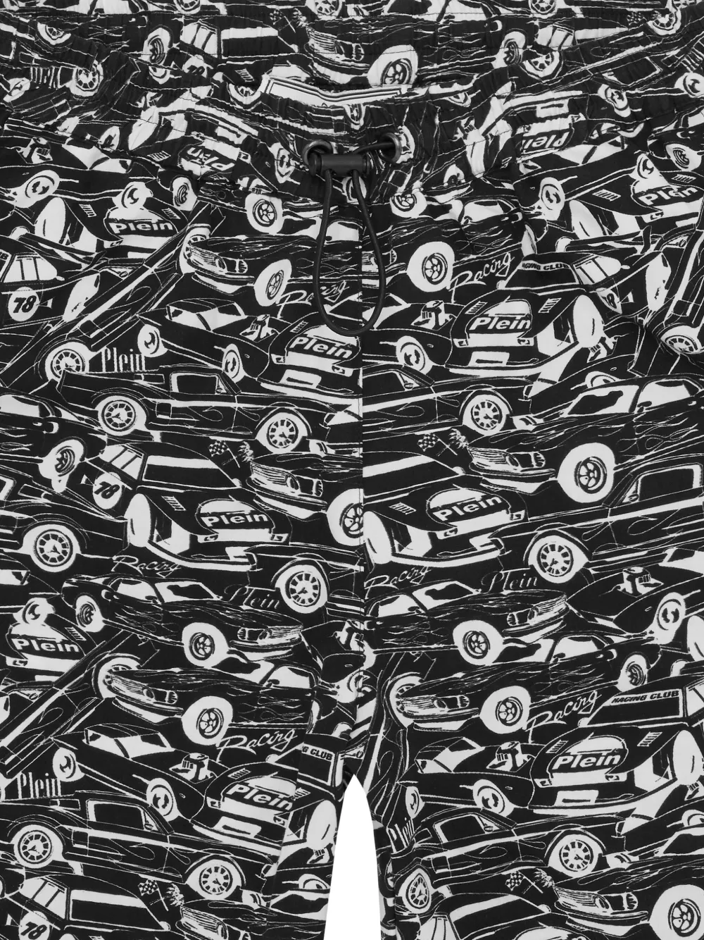 Philipp Plein Cars Racing shorts Zwart