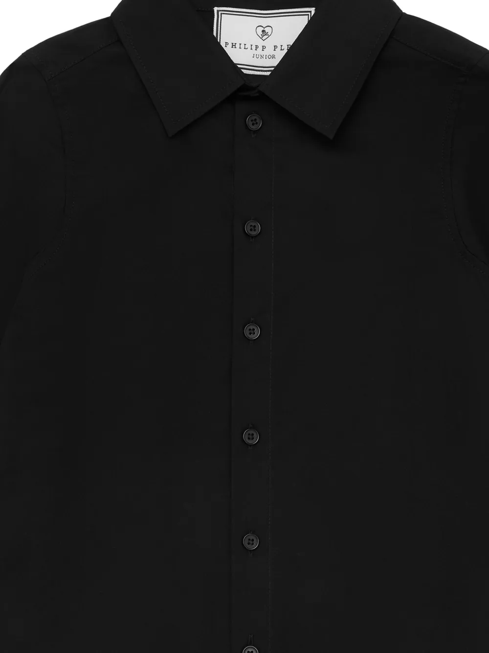 Philipp Plein Skull & Bones shirt Zwart