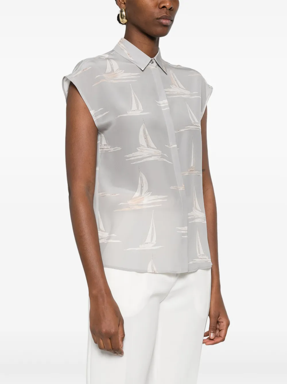 Max Mara Gaetana blouse Grijs