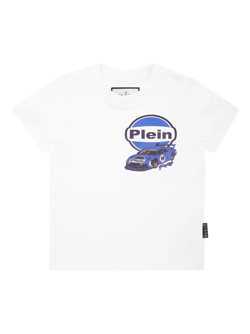 Philipp Plein racing-car graphic T-shirt Wit