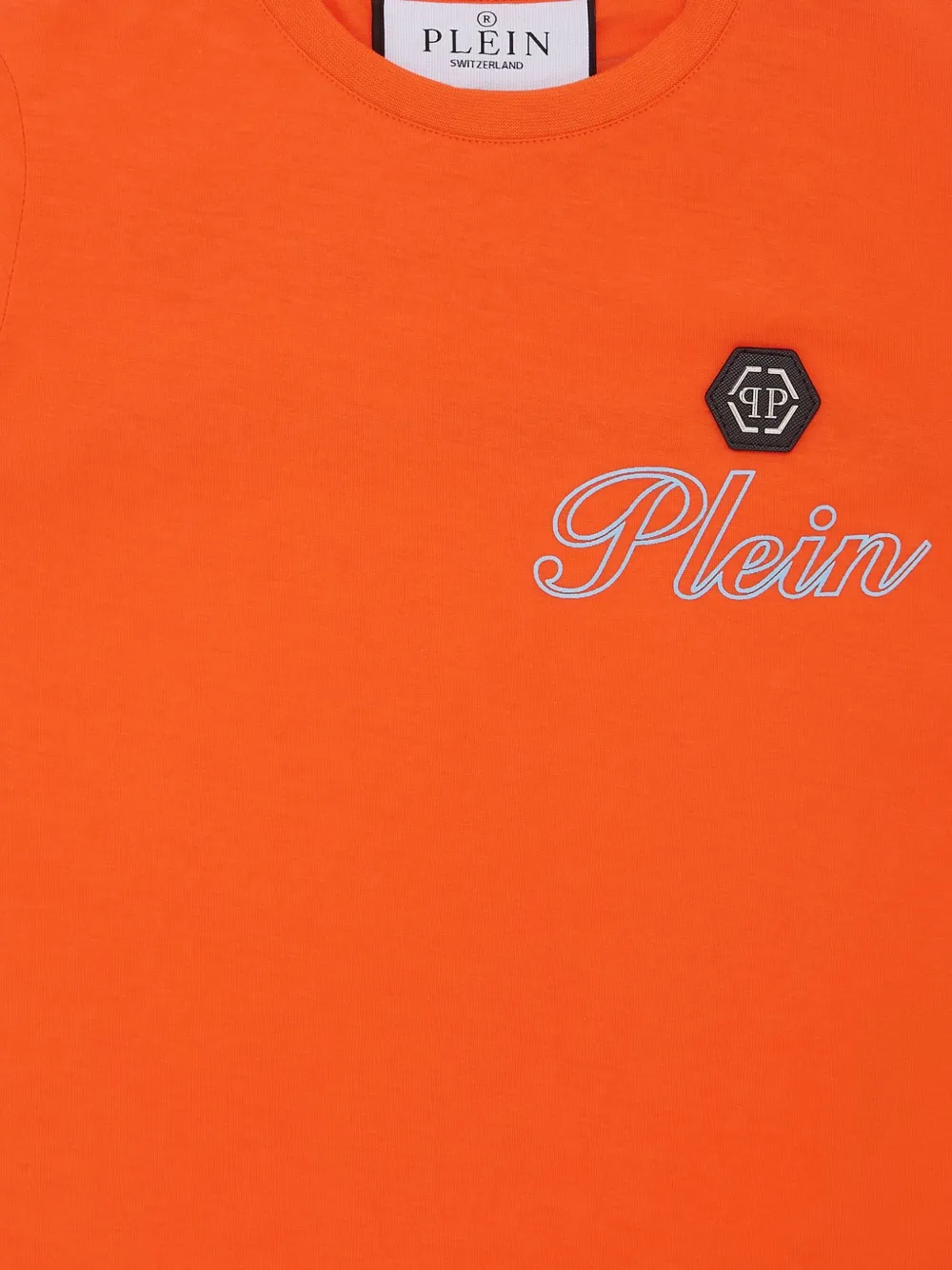 Philipp Plein Italic Plein T-shirt Oranje