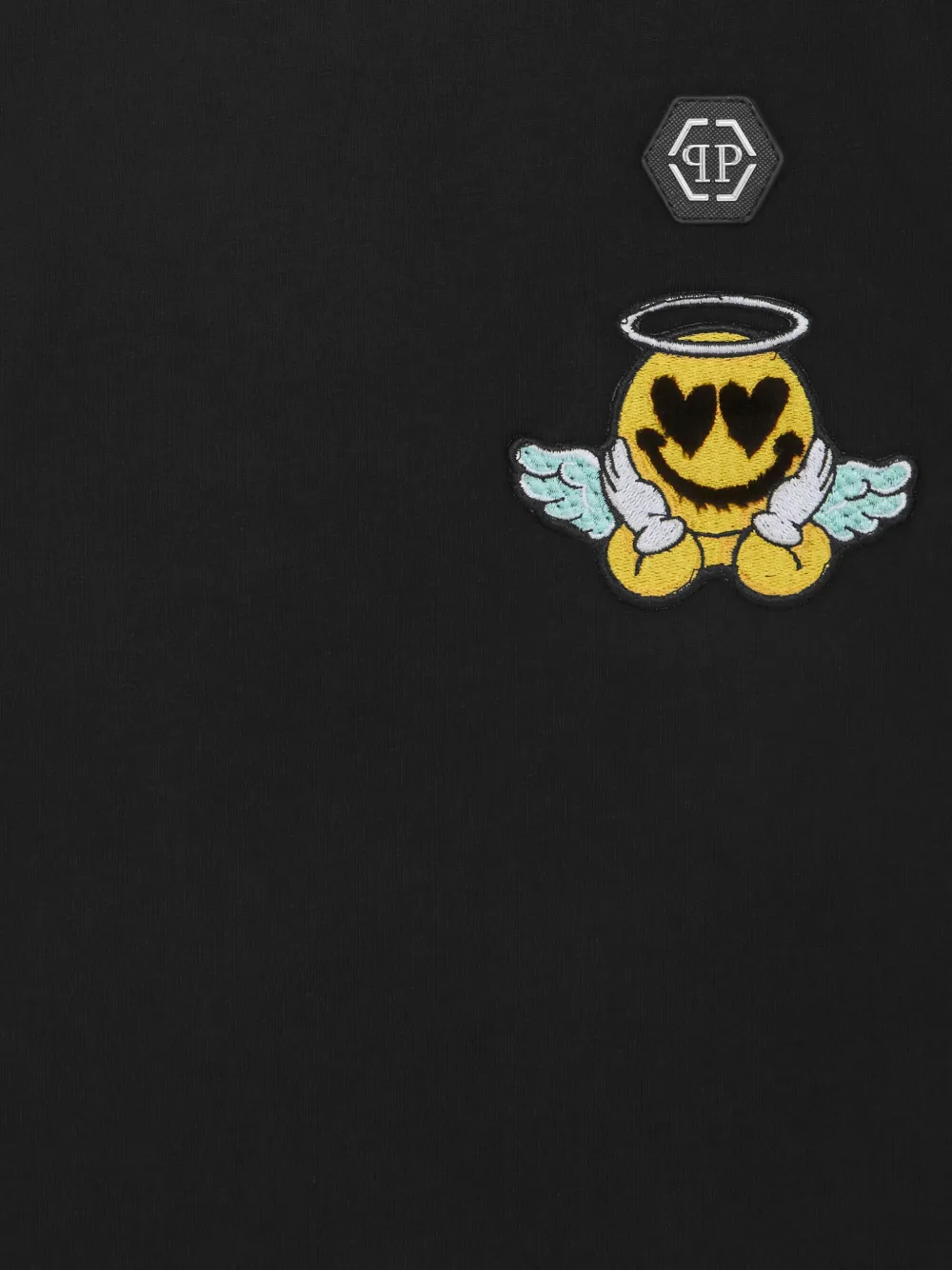 Philipp Plein print T-shirt Zwart