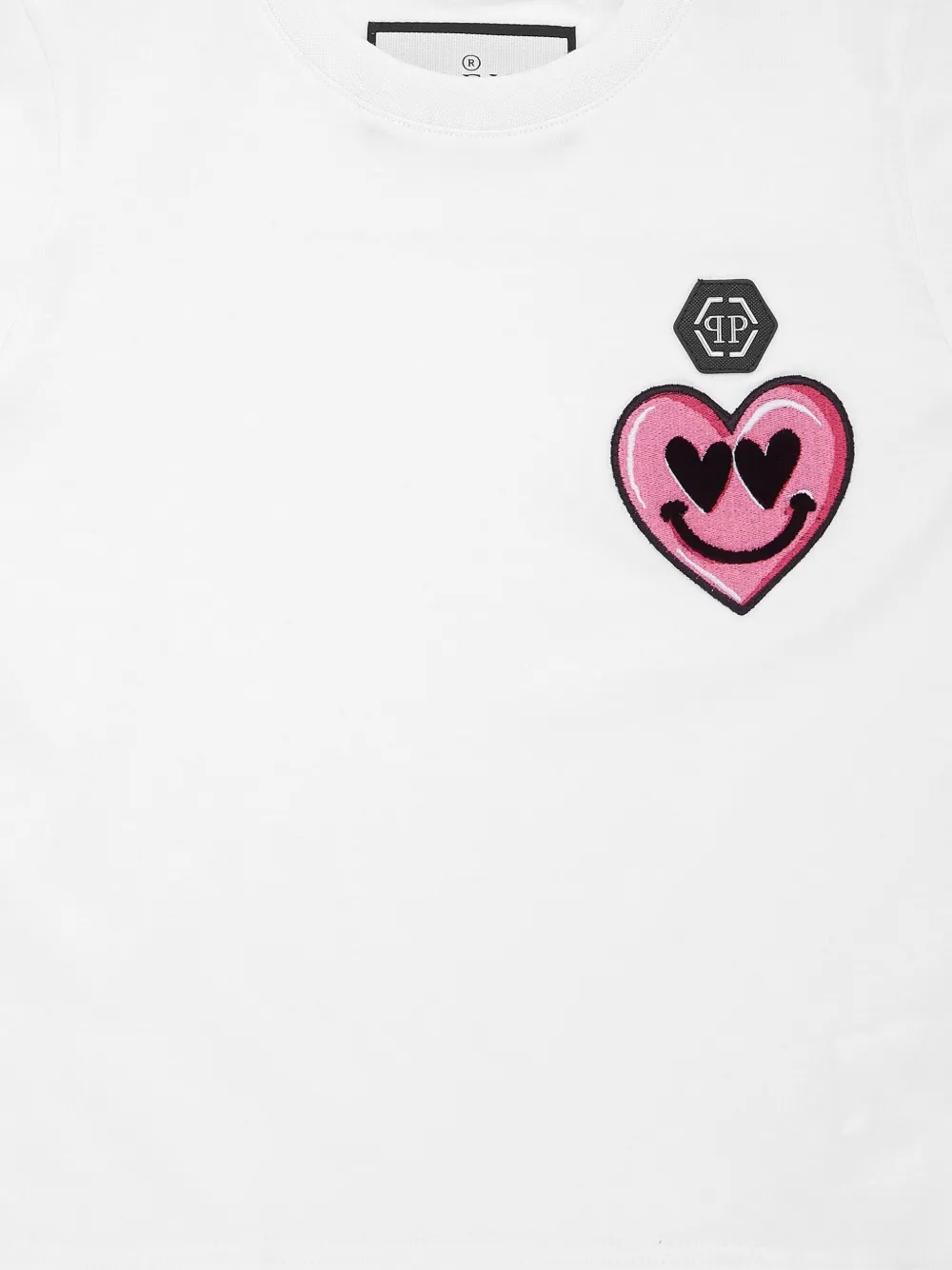 Philipp Plein Smile jersey T-shirt Wit