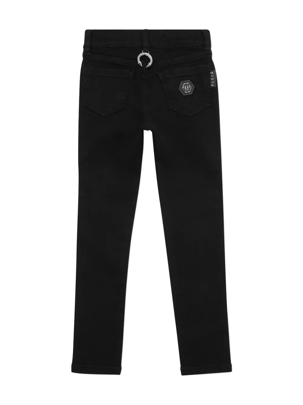 Philipp Plein stretch-design jeans - Zwart