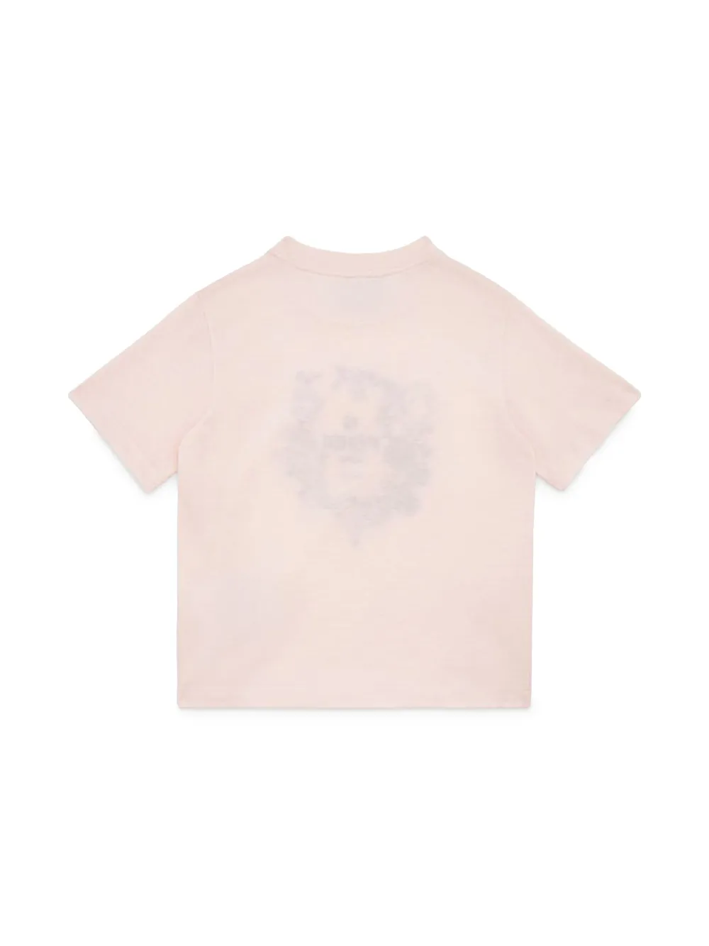 Fendi Kids T-shirt met logo Roze