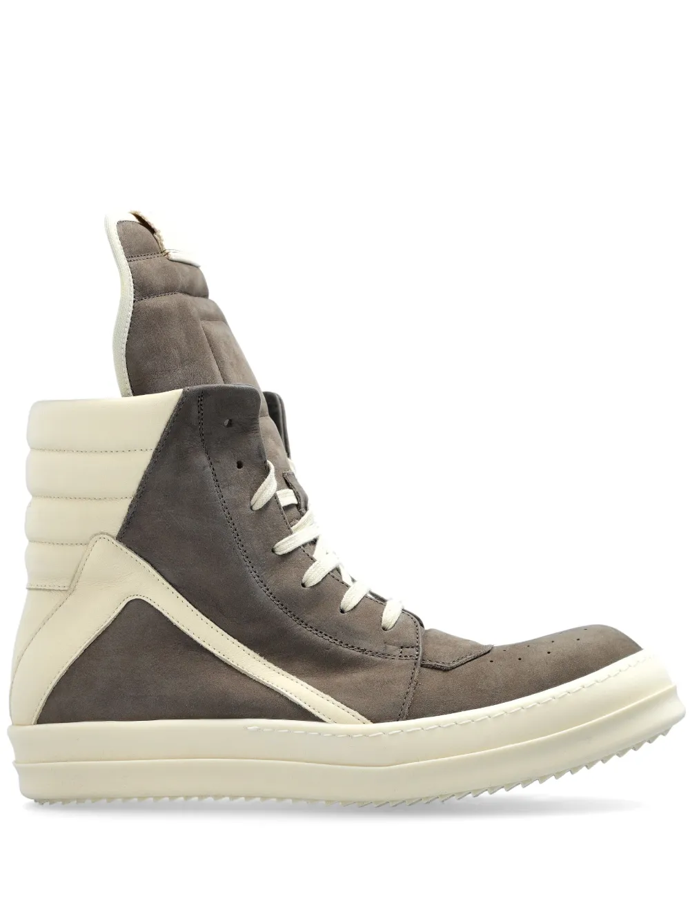 Rick Owens logo-patch sneakers Grey