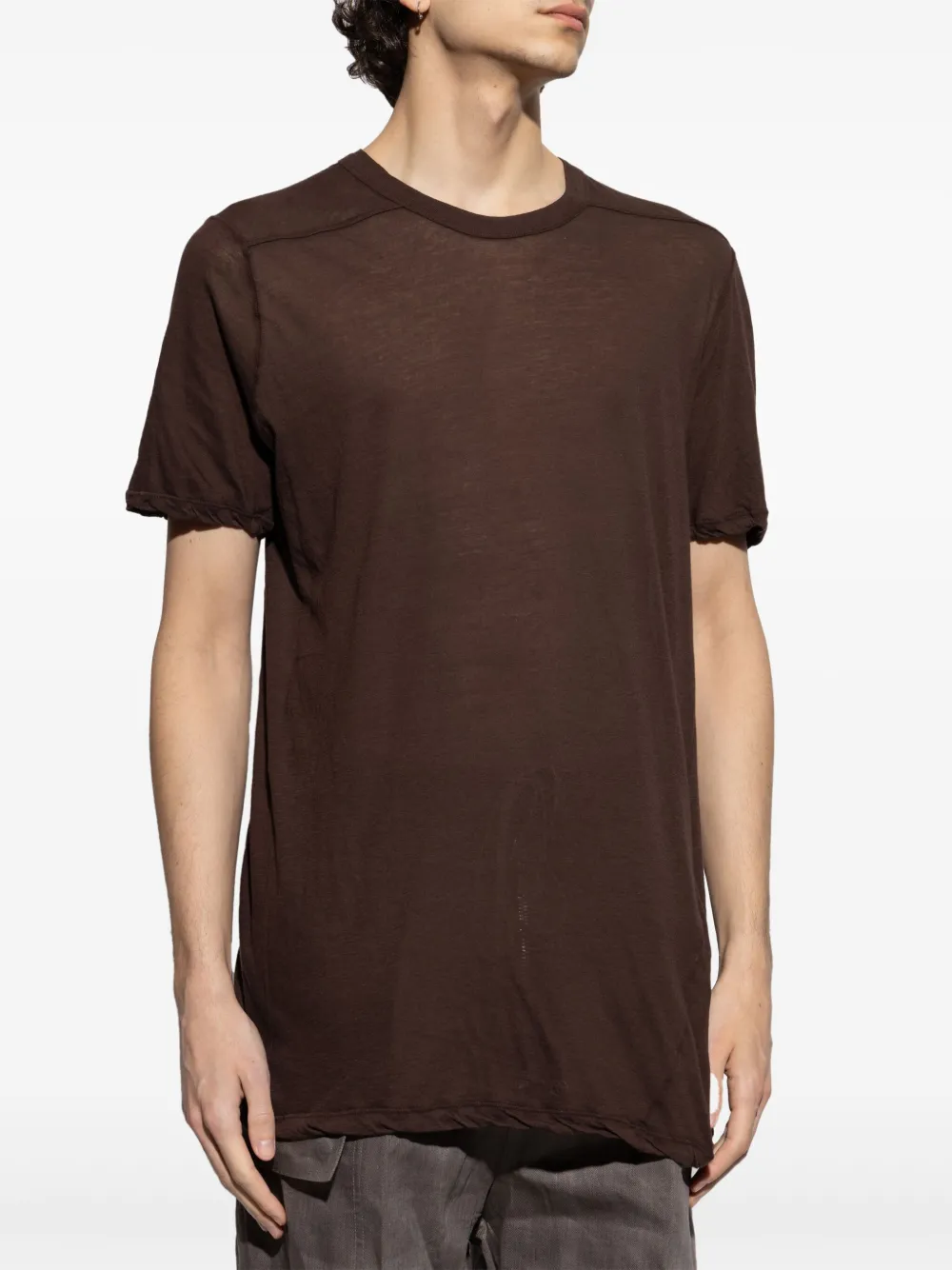 Rick Owens Katoenen T-shirt Bruin