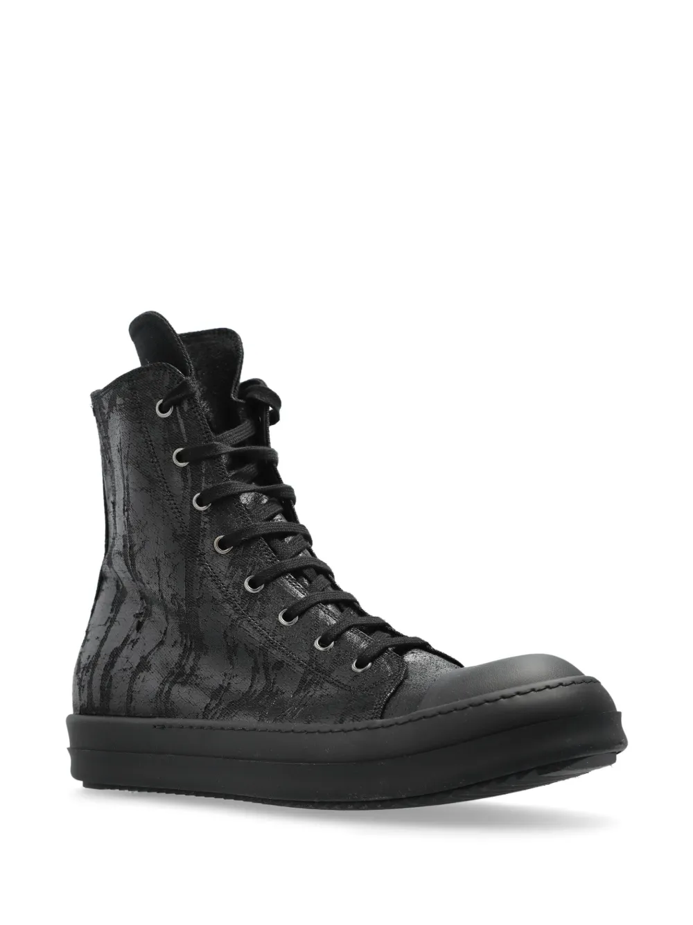 Rick Owens DRKSHDW Sneakers met geborstelde afwerking Zwart