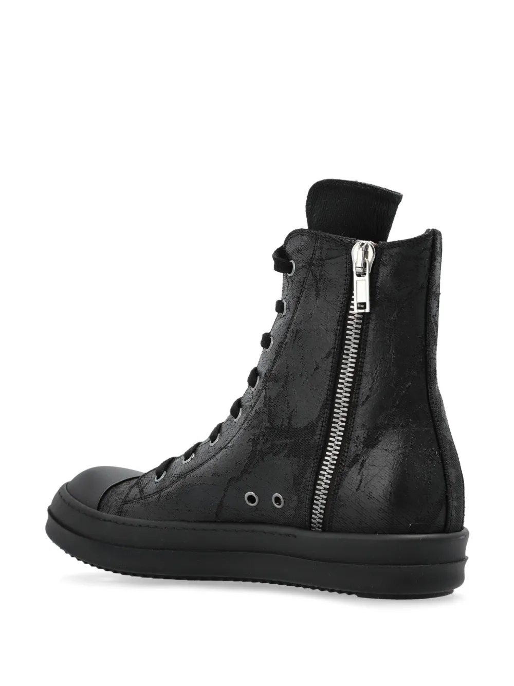 Rick Owens DRKSHDW Sneakers met geborstelde afwerking Zwart