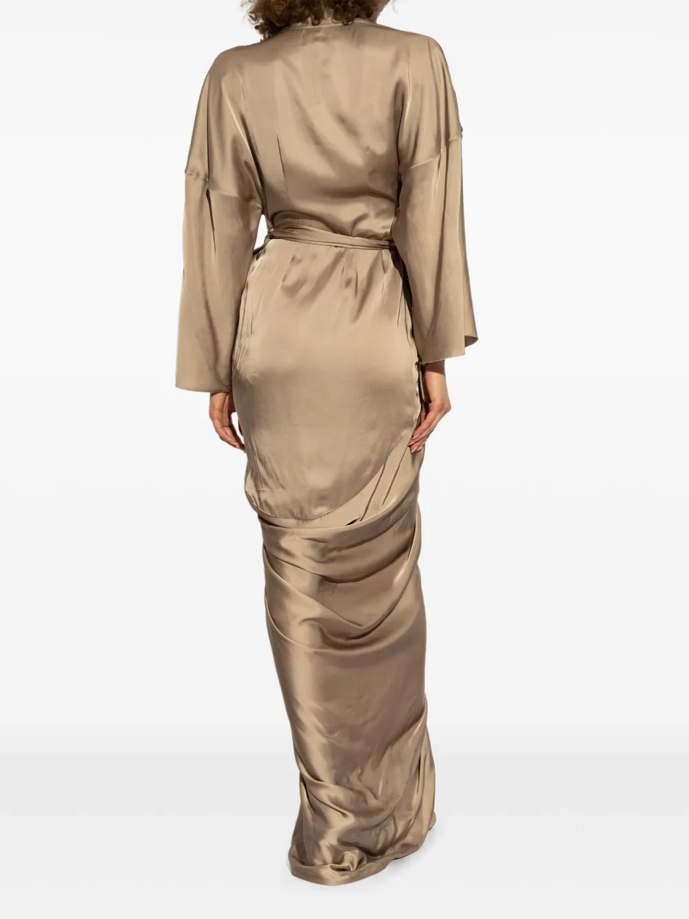Rick Owens Gewikkelde avondjurk Goud