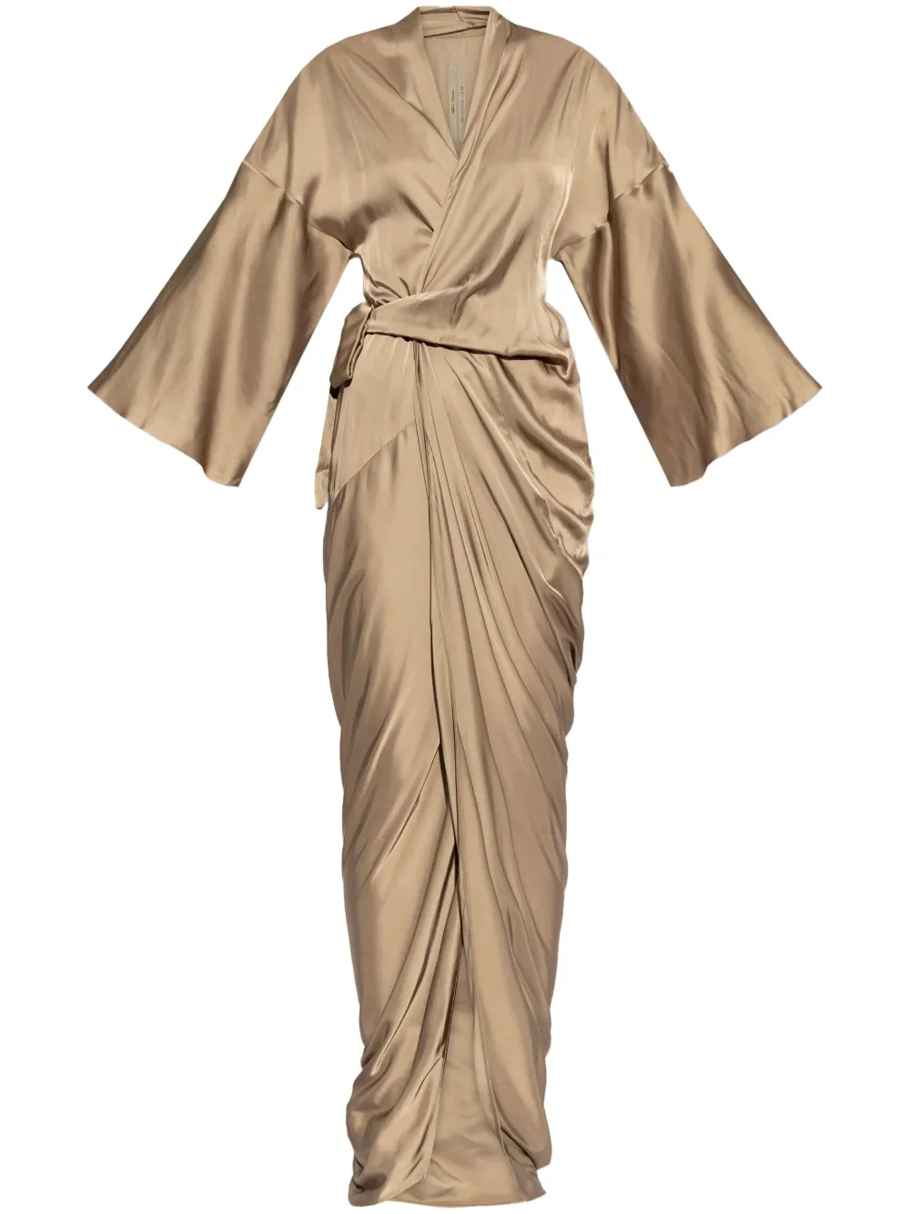 Rick Owens wrap gown | Gold | Image 1