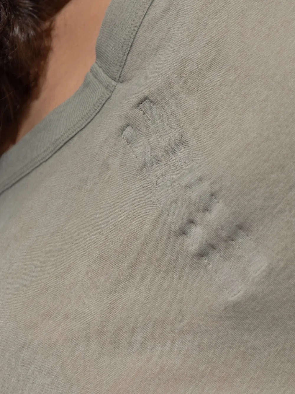 Rick Owens Katoenen T-shirt Grijs