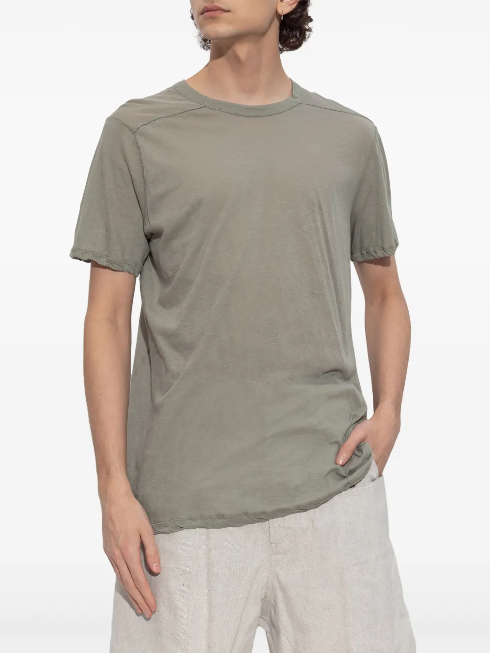 Rick Owens Katoenen T-shirt Grijs