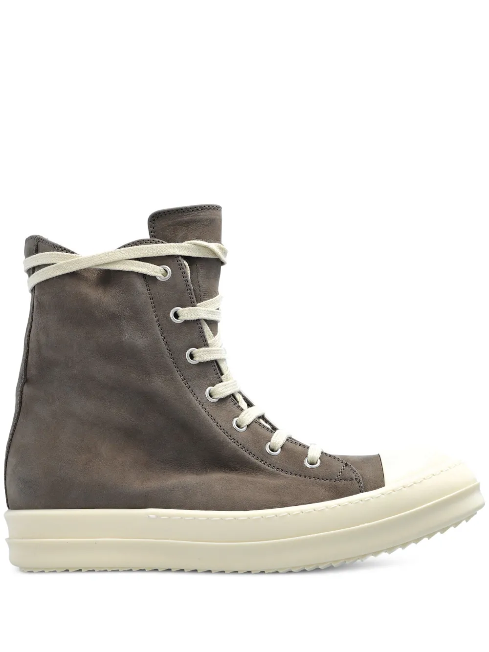 Rick Owens High-top suède sneakers Grijs