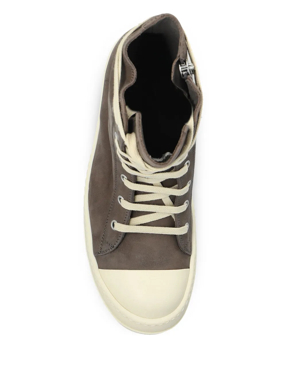 Rick Owens High-top suède sneakers Grijs